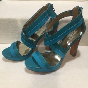 So versatile!! Coach suede and leather sandals